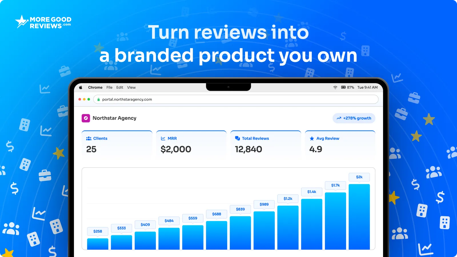 More Good Reviews screenshot 2 from the AppSumo deal page