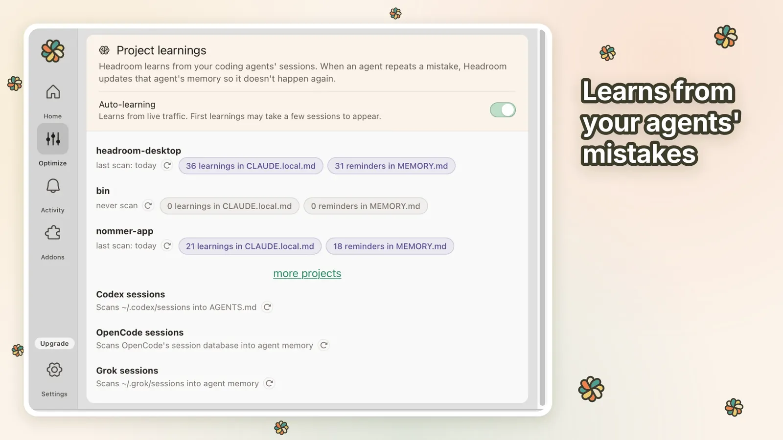Headroom screenshot 2 from the AppSumo deal page