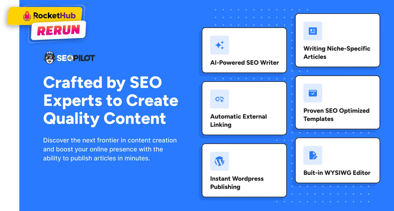 SEOPilot article generation and editing workflow