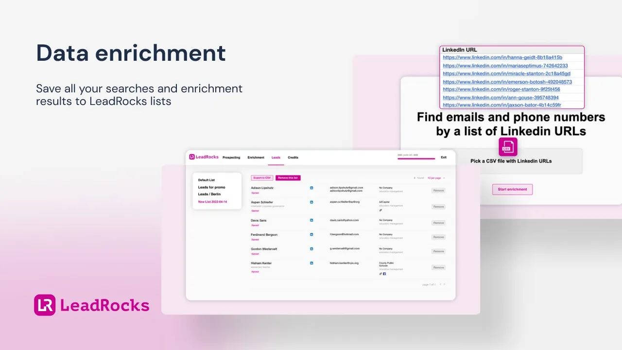 LeadRocks screenshot 3 from the AppSumo deal page