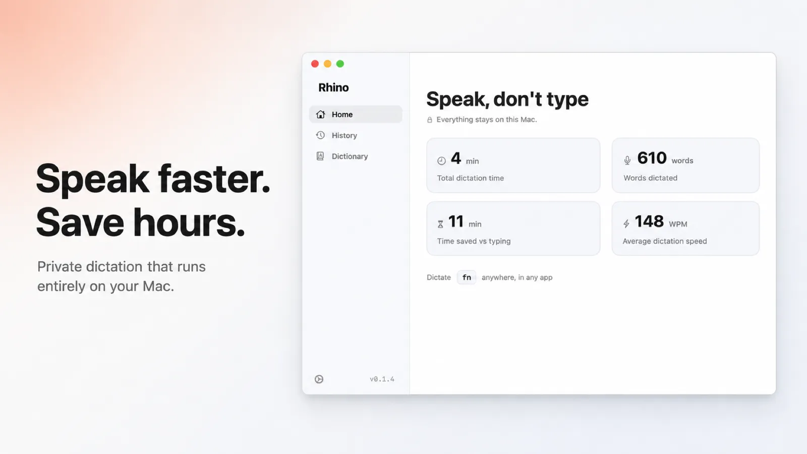 Rhino Voice screenshot 1 from the AppSumo deal page