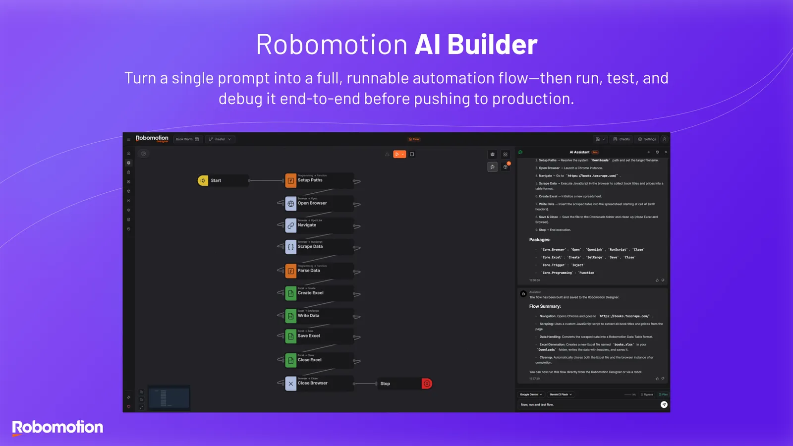 Robomotion RPA screenshot 1 from the AppSumo deal page