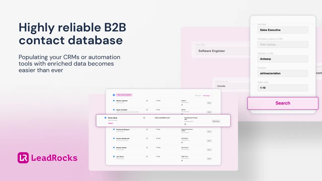 LeadRocks screenshot 4 from the AppSumo deal page