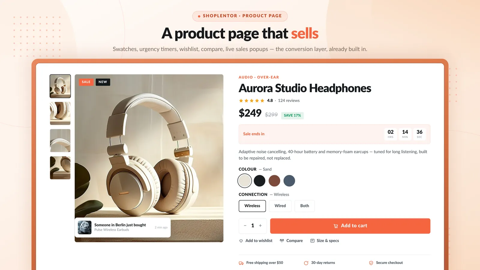 ShopLentor screenshot 3 from the AppSumo deal page