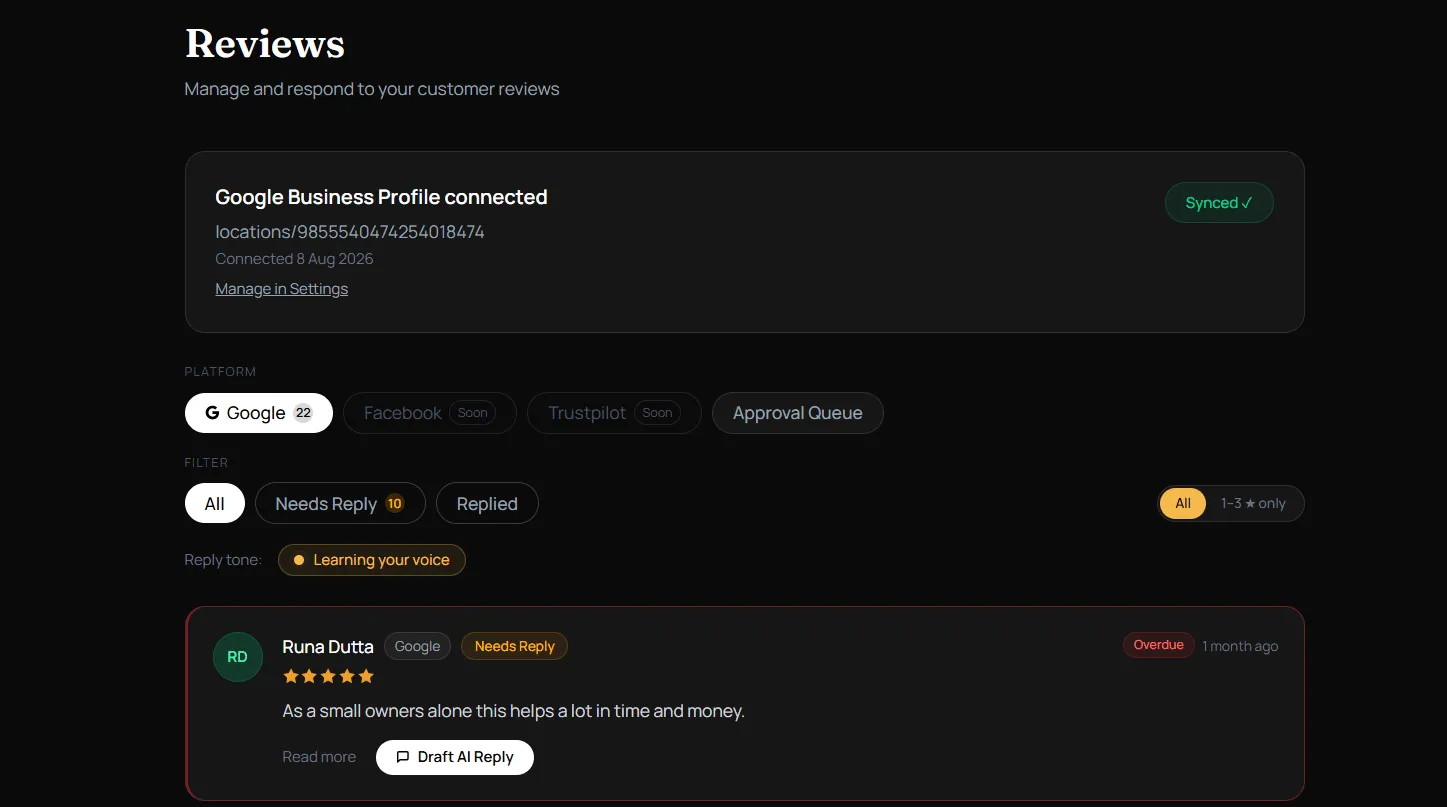 Ominvo dashboard screenshot 2 from the DealMirror page