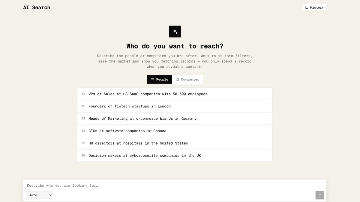 LeadOcean AI search