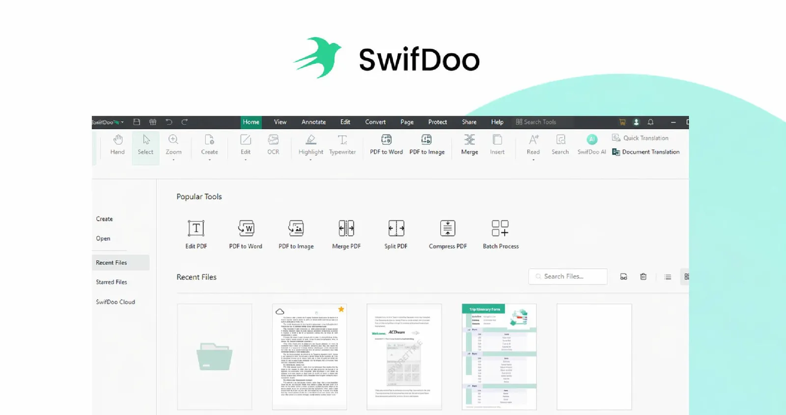 SwifDoo PDF hero image from the Dealify deal page