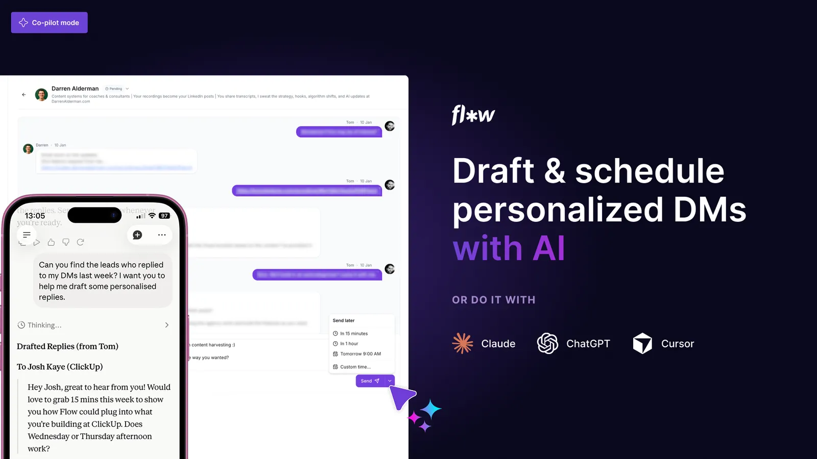 Co-pilot reply drafting with full lead context